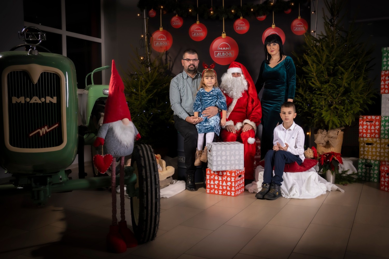 Sesja Świąteczna z Mikołajem