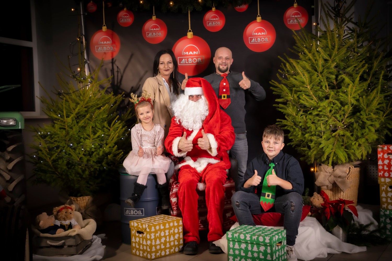 Sesja Świąteczna z Mikołajem