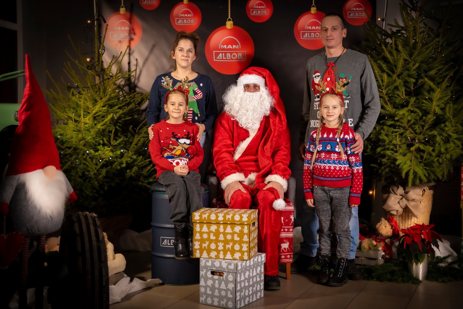 Sesja Świąteczna z Mikołajem