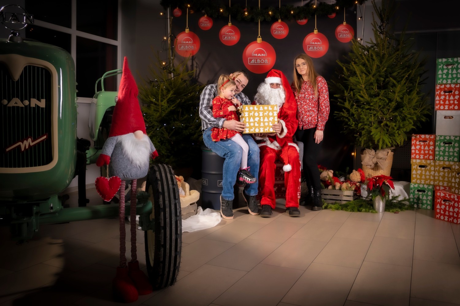 Sesja Świąteczna z Mikołajem