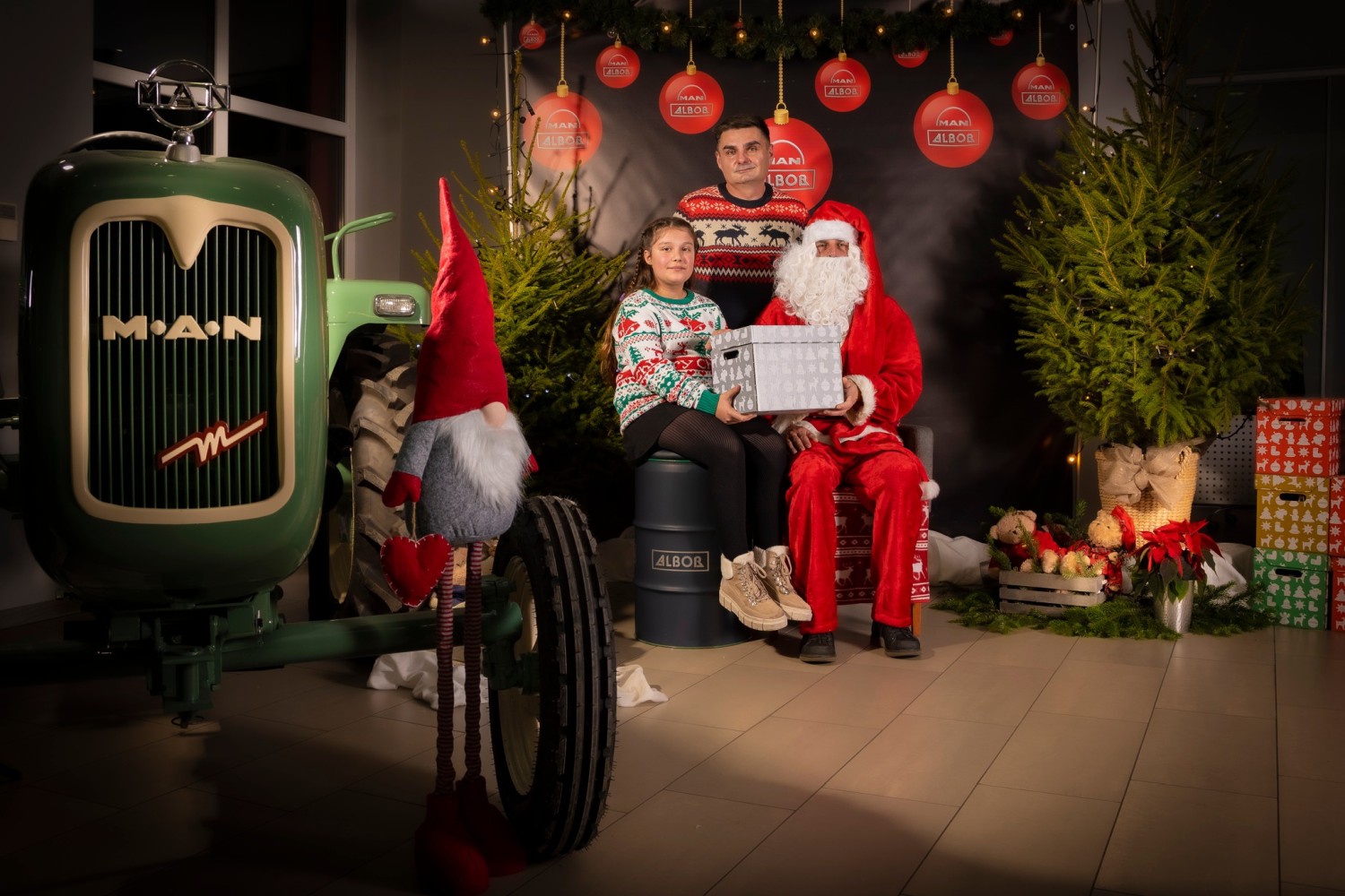 Sesja Świąteczna z Mikołajem