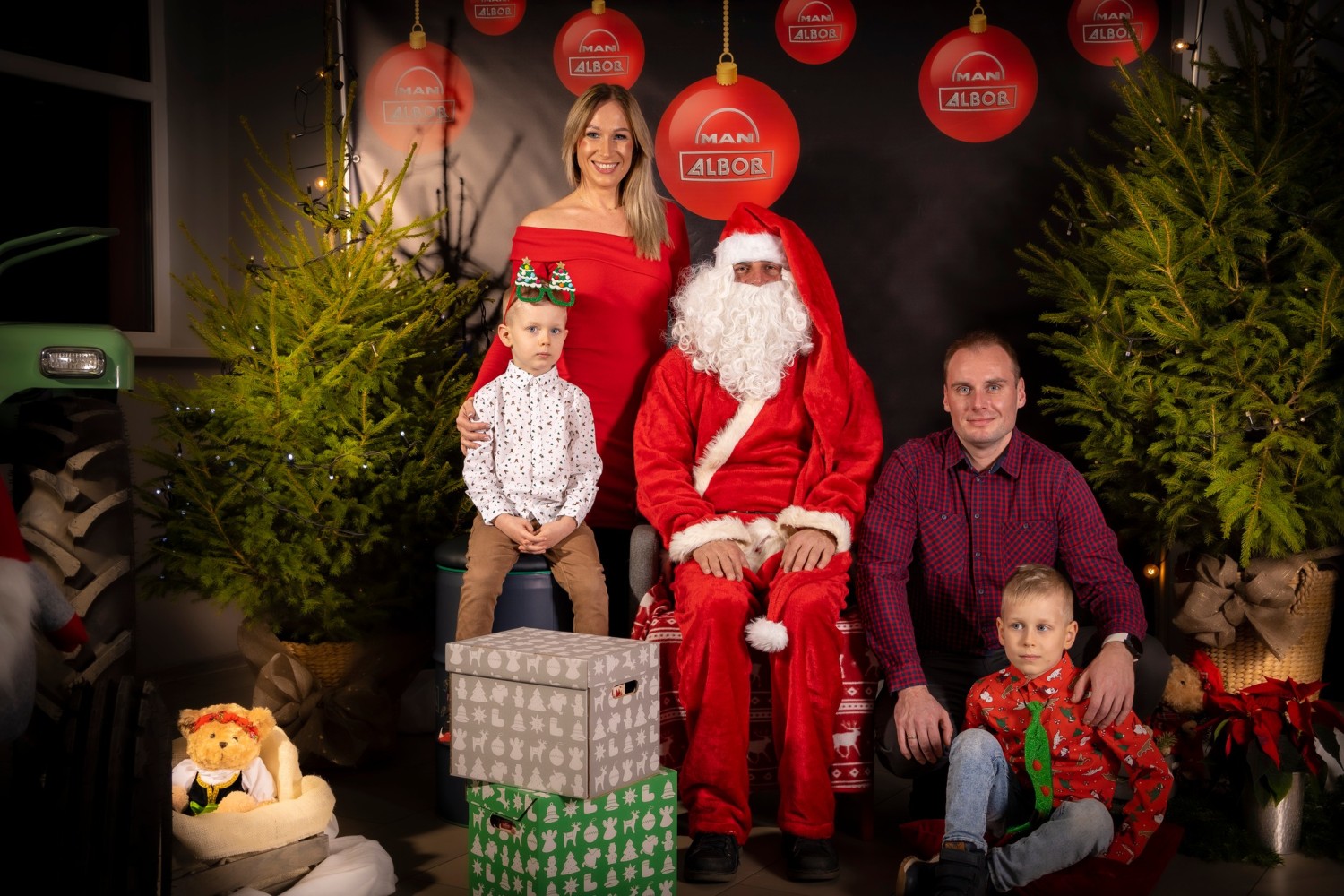 Sesja Świąteczna z Mikołajem