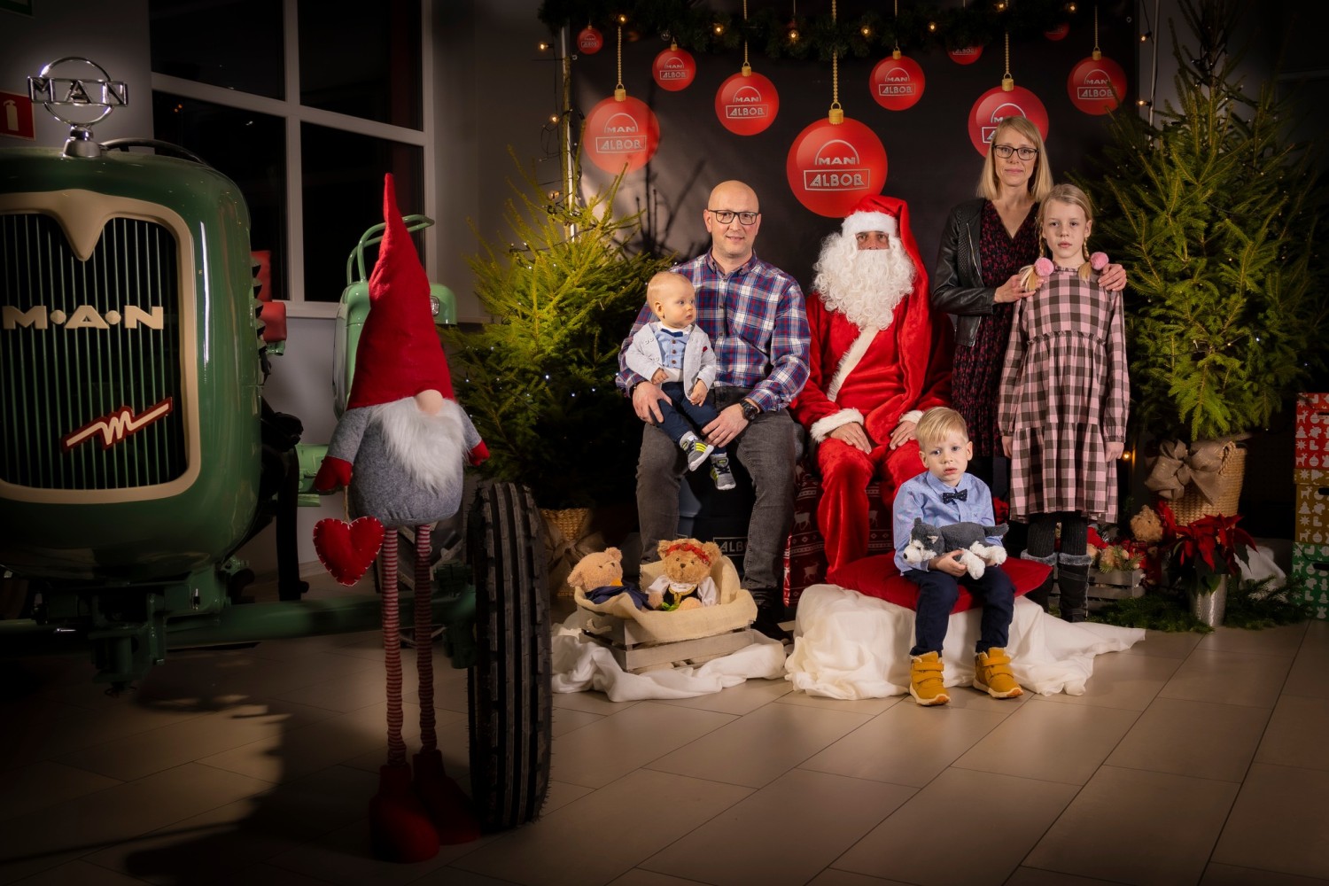 Sesja Świąteczna z Mikołajem