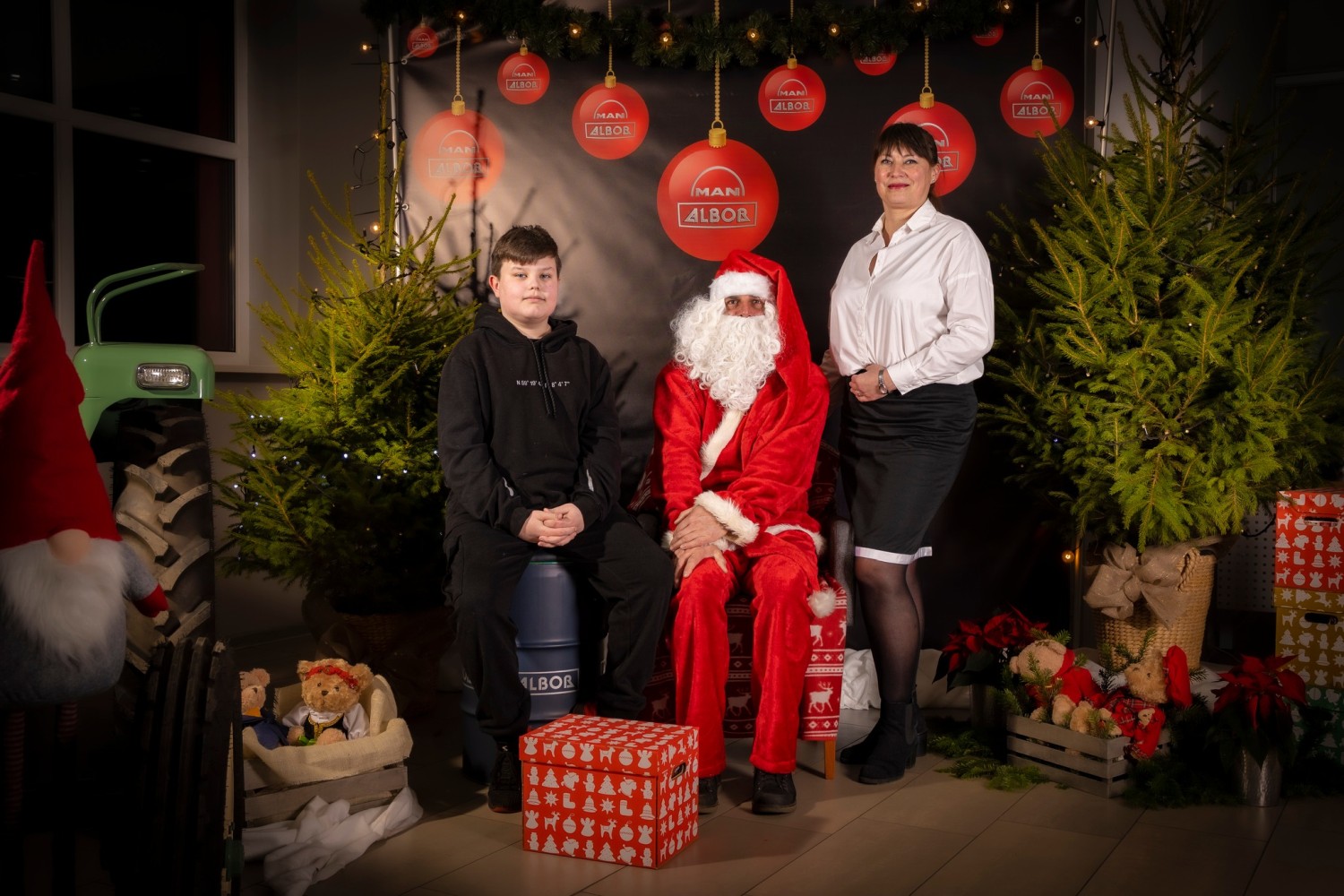 Sesja Świąteczna z Mikołajem