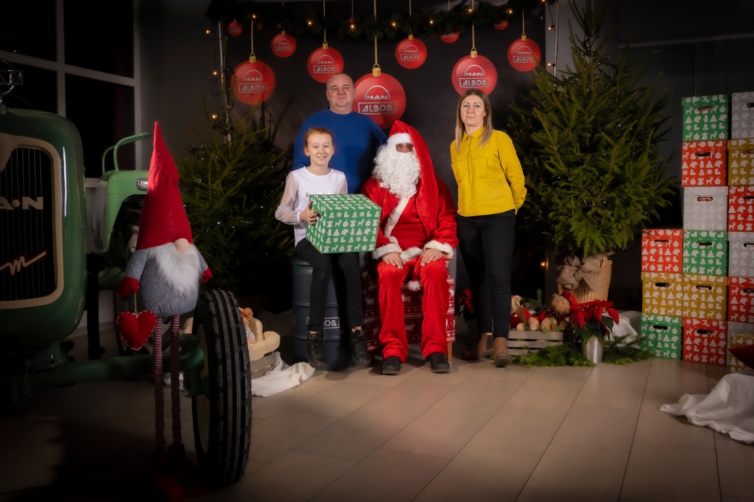 Sesja Świąteczna z Mikołajem