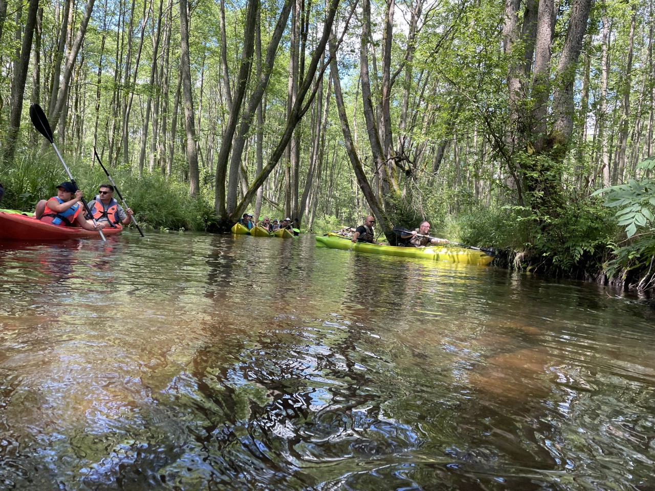Ekipa ALBORu na szlaku wodnym